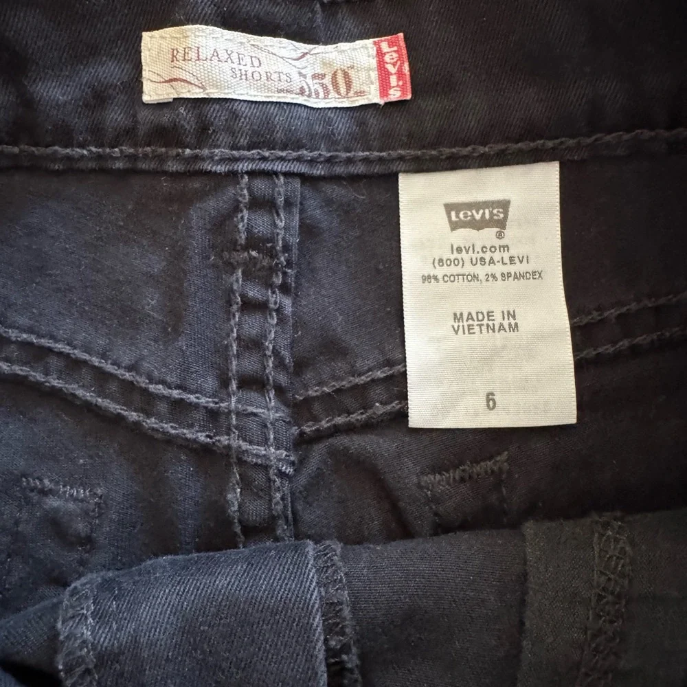 Levi’s premium Black and Light Blue Denim Shorts 3 pair - Picture 9 of 14